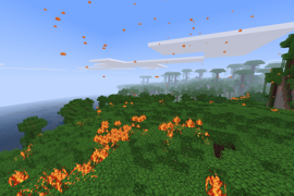 Fire spawning in the air