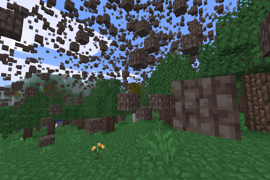 Bedrock spawning in the air
