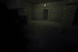 A dungeon inside a cave