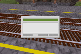 The horn track configuration interface in Mineclonia.