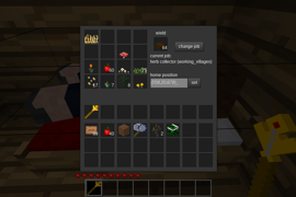 villagers inventory view