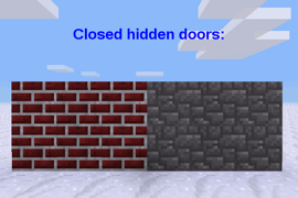 Closed Hidden Doors