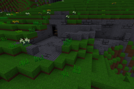 Plants growing near a dungeon.