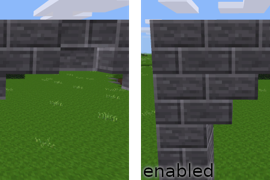 World aligned textures shown on stairs where the feature is disabled by default