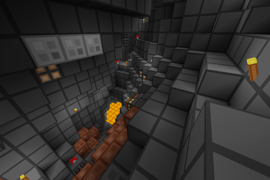 A cave in MineClone 2