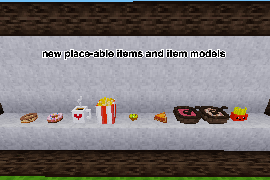 new placeable items and item models