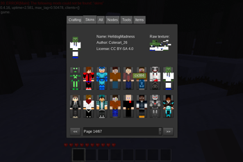 Mod] Make skins in-game at runtime [skinmaker] [1.0] - Minetest Forums