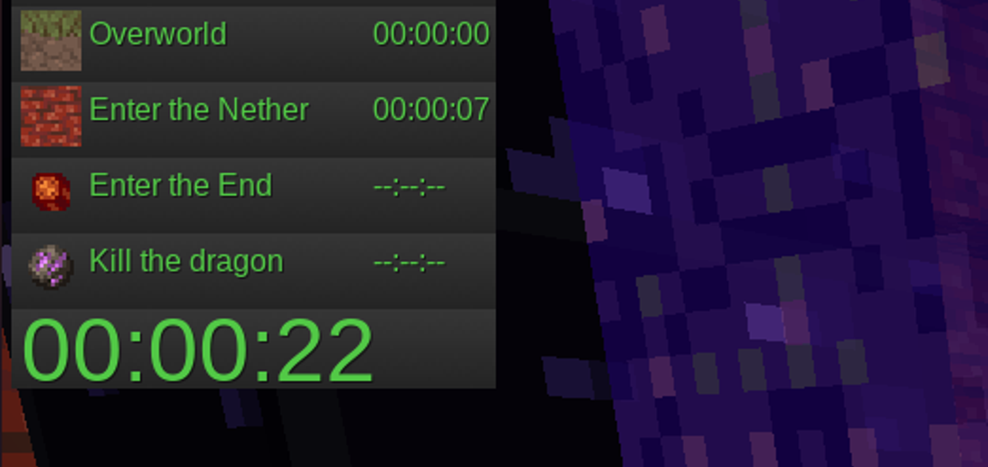 MineClone2 Speedrun screenshot