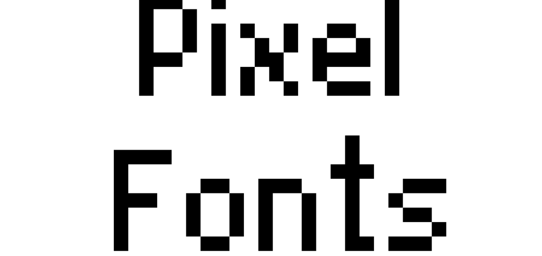 Pixel Fonts screenshot