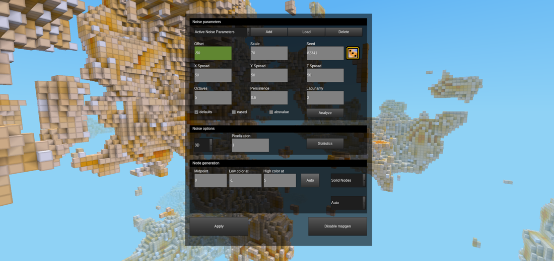 Perlin Explorer screenshot