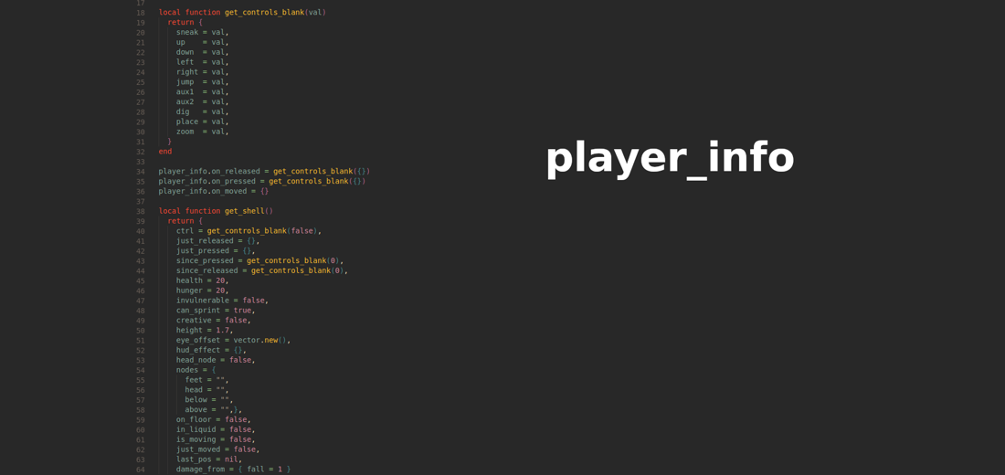 Player Info screenshot