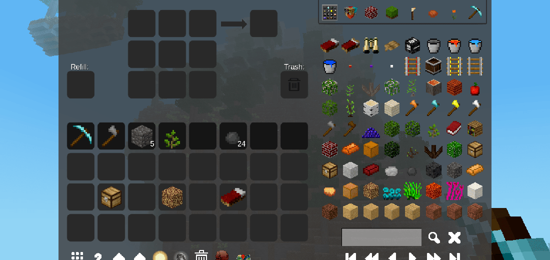 Unified Inventory Themes screenshot