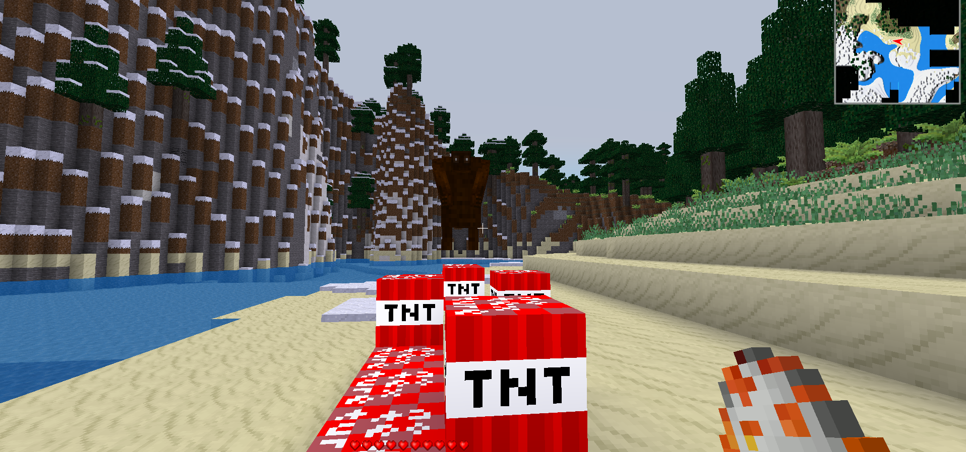 a special dungeon master throwing tnt