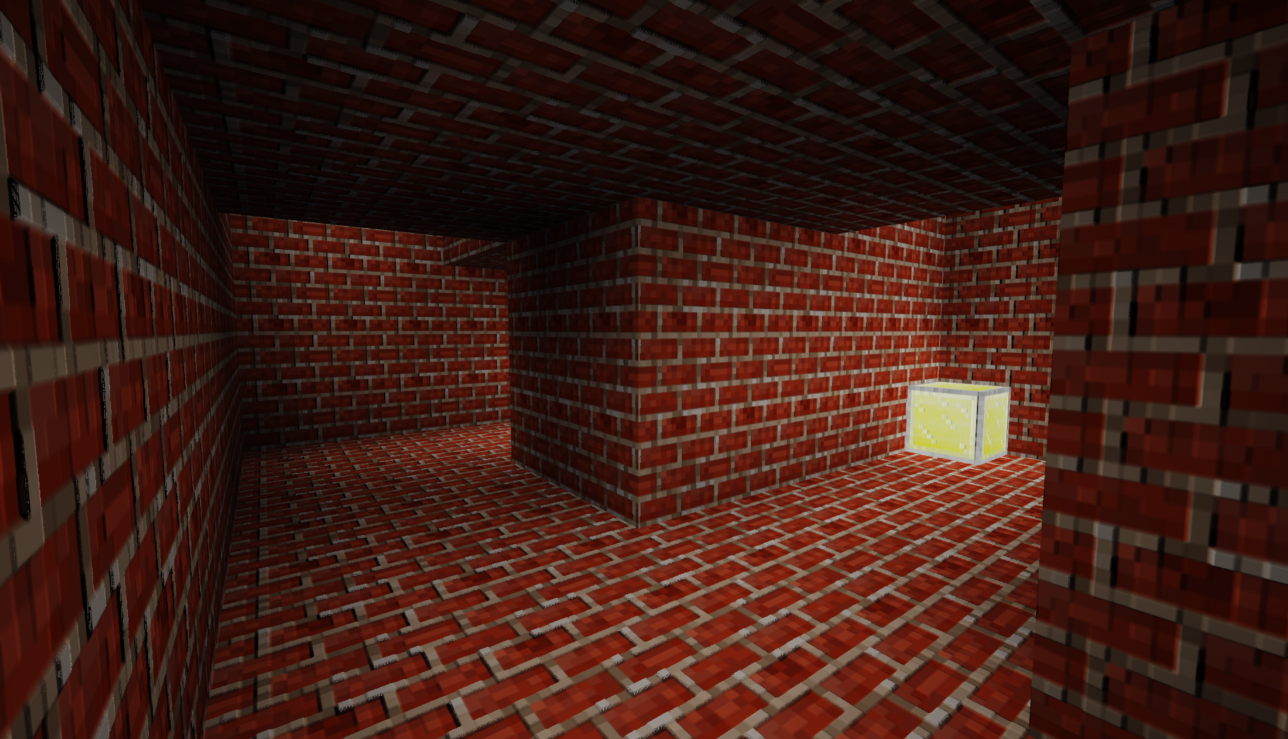 The inside of a 3D maze